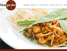 Tablet Screenshot of chinagarden.asia